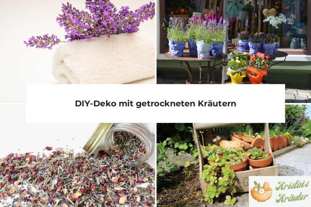 DIY-Deko mit getrockneten Kräutern