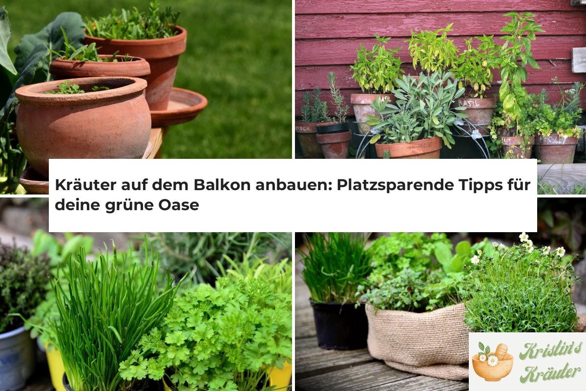 Kräuter auf dem Balkon anbauen Platzsparende Tipps für deine grüne